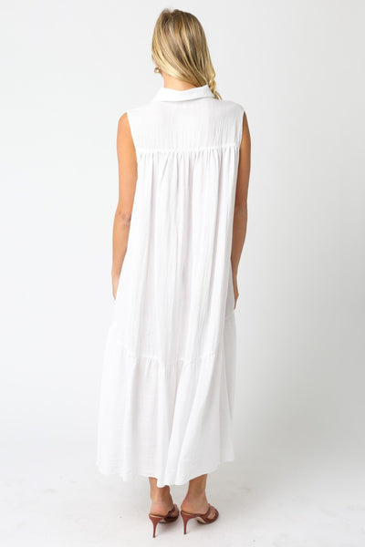 Mora Maxi Dress White