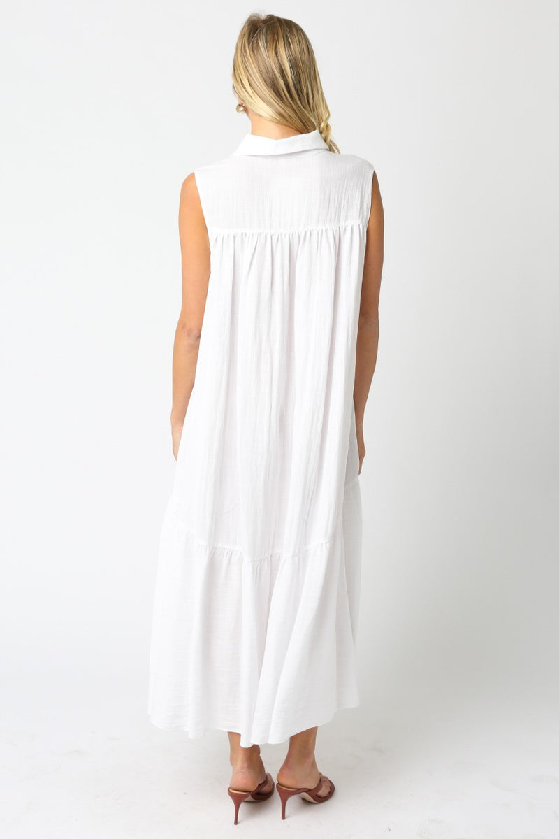 Mora Maxi Dress White