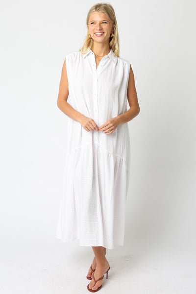 Mora Maxi Dress White