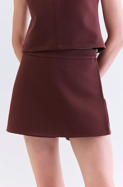 Rina Skort Brown