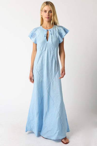 Noemi Maxi Dress Lt Blue