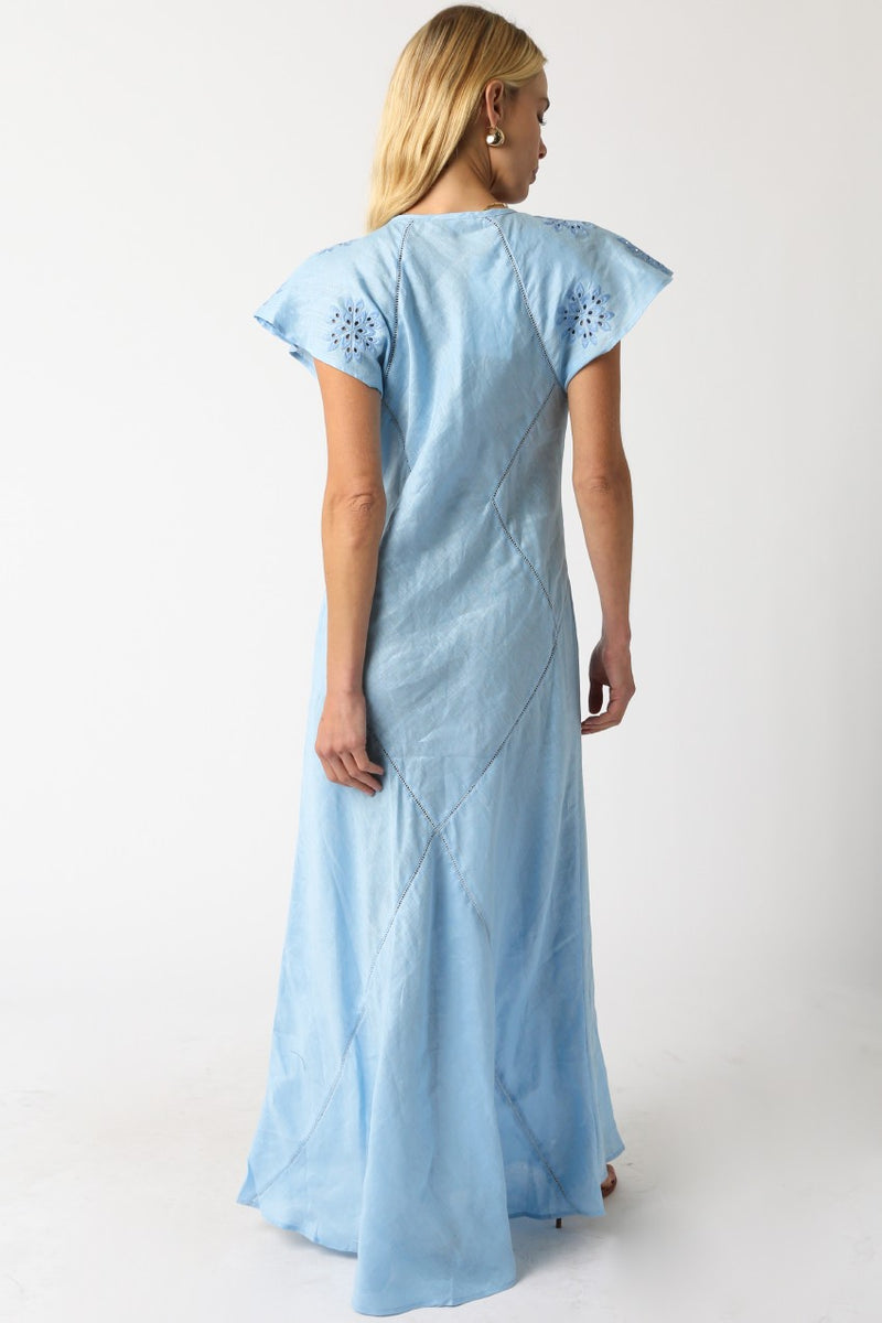 Noemi Maxi Dress Lt Blue