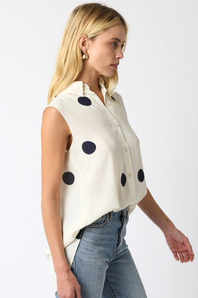 Melanie Shirt Cream Black