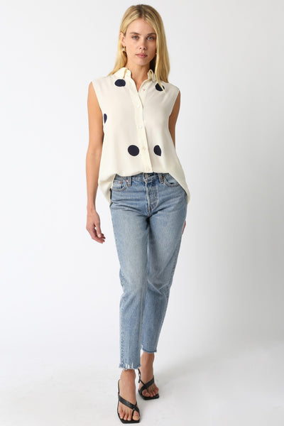 Melanie Shirt Cream Black