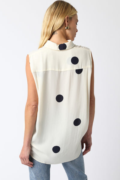 Melanie Shirt Cream Black