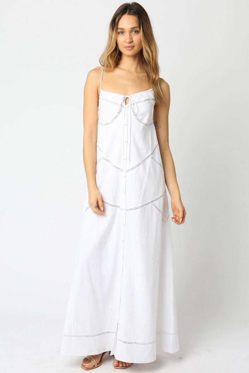 Kallen Maxi Dress White