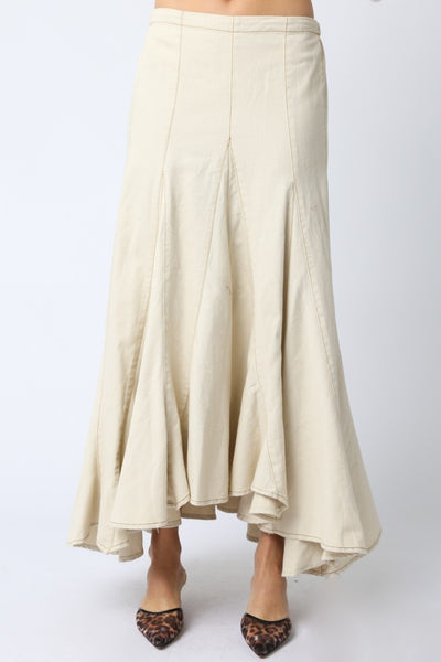 Sallie Maxi Skirt Natural