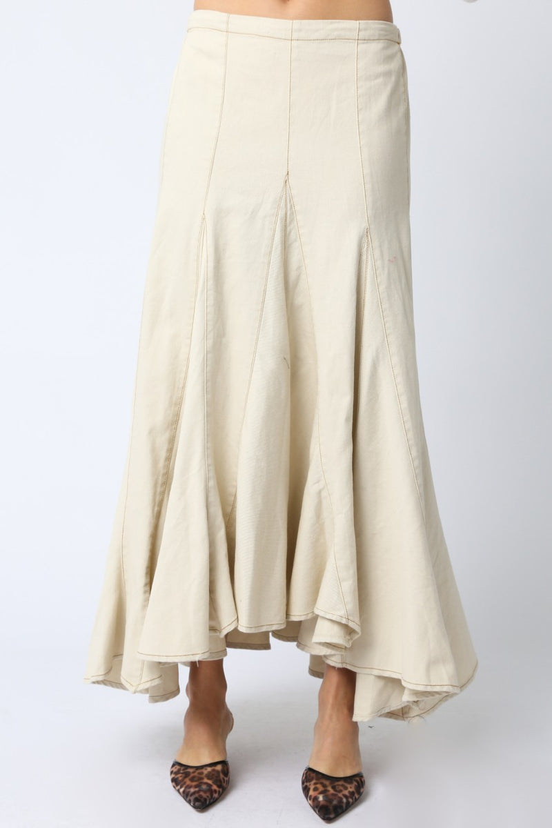 Sallie Maxi Skirt Natural