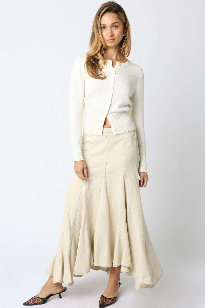 Sallie Maxi Skirt Natural