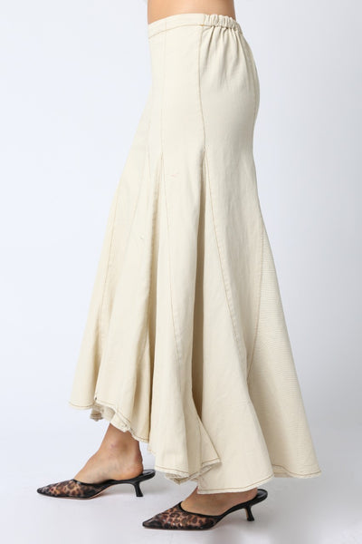 Sallie Maxi Skirt Natural