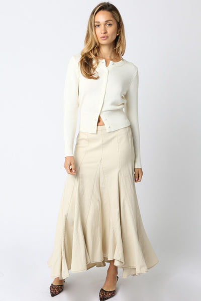 Sallie Maxi Skirt Natural