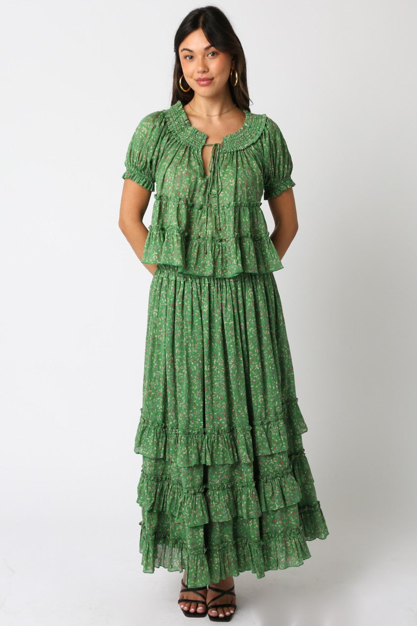 Trinity Floral Set Green