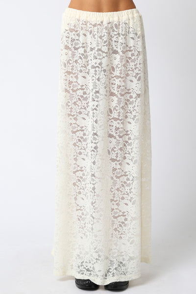 Sofia Laced Skirt Cream