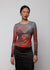 Melissa Top Mesh Print