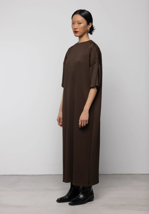 Knoer Shirt Dress Brown
