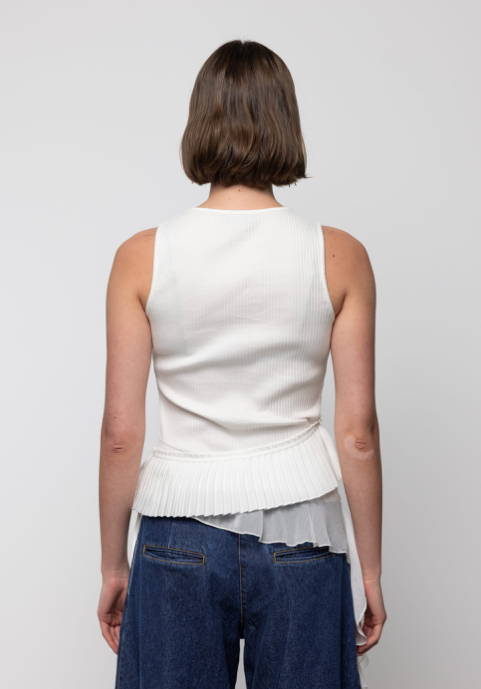 Tiana Top Off White