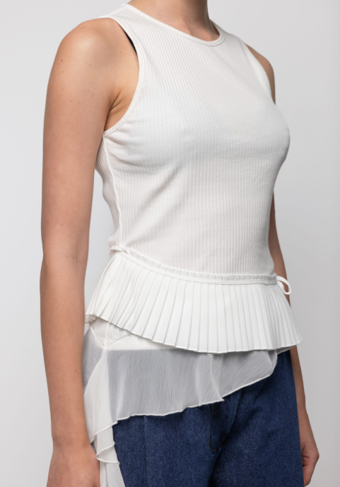 Tiana Top Off White