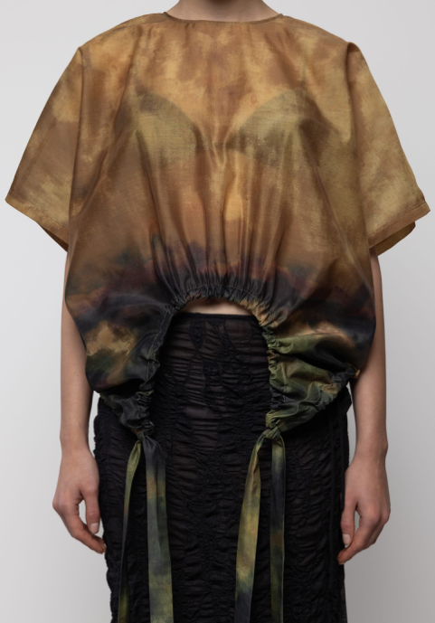 Ribbon T Shirt Print