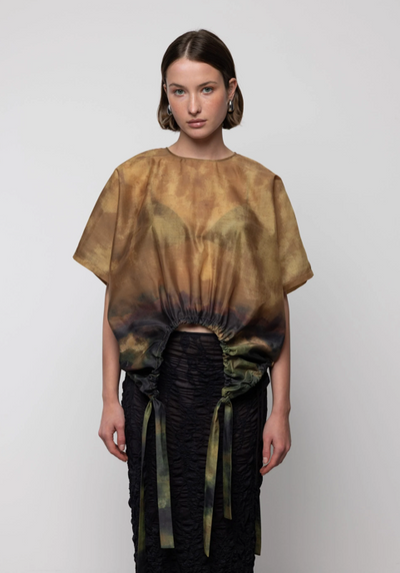 Ribbon T Shirt Print