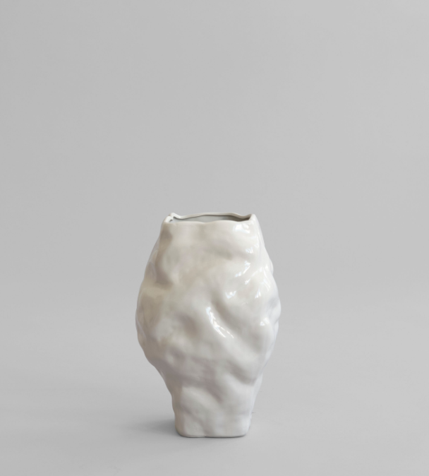 Katachi Vase Medio High Glaze Birch