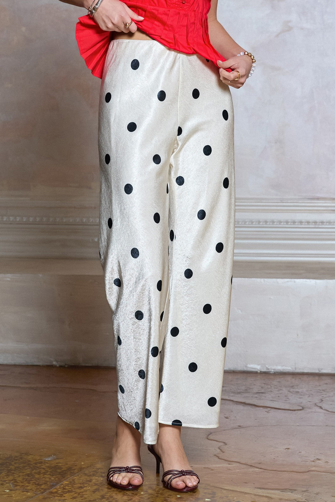 Dairy Pant Polka Dot Oyster
