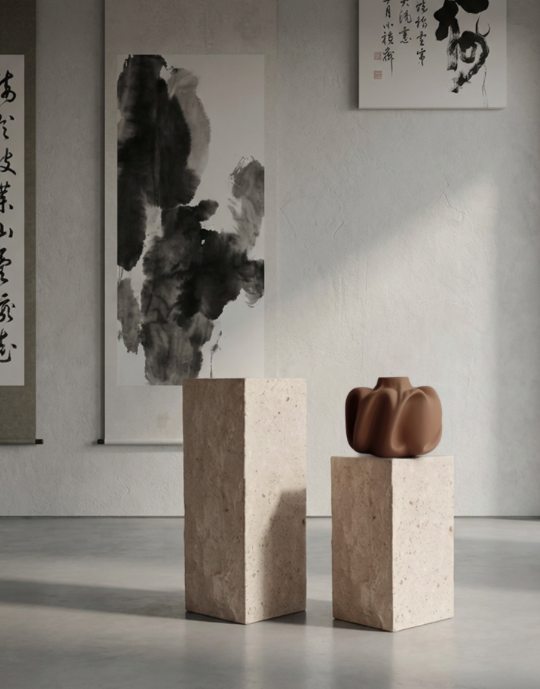 Wabi Vase Medio Almond