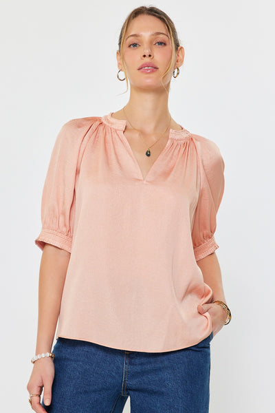 Vivien Blouse Peach
