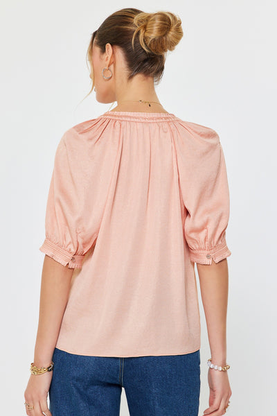 Vivien Blouse Peach