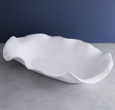 Nube Extra Large Oval Centerpiece (White)