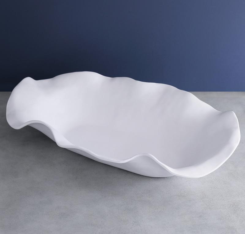 Nube Extra Large Oval Centerpiece (White)