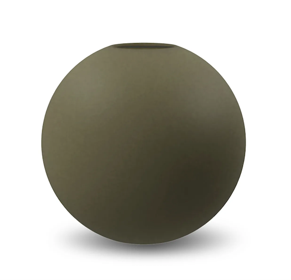 Cooee Ball Vase 10cm Olive