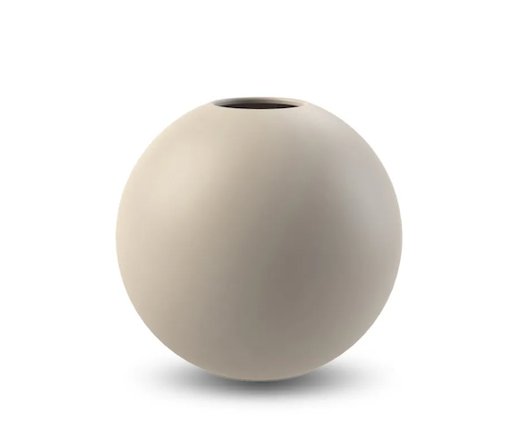 Cooee Ball Vase 10cm Sand
