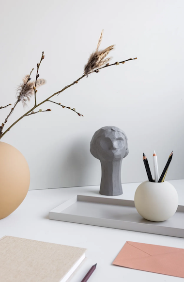 Cooee Ball Vase 10cm Sand
