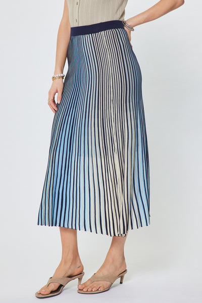 Carol Skirt Green Blue Multi