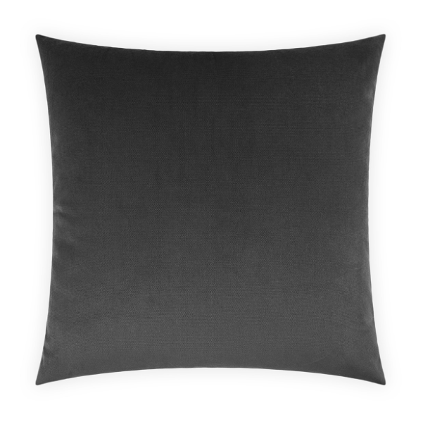 Belvedere Square Charcoal Feather Down Fill 24x24