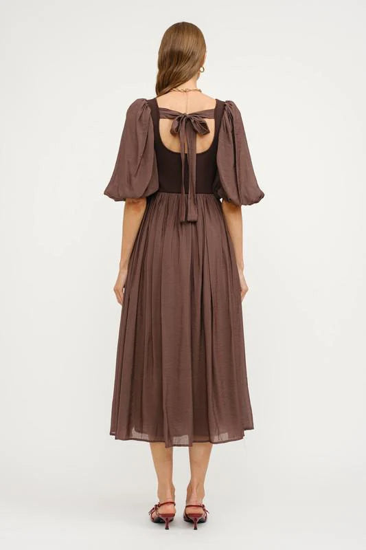 Kiara Dress Brown