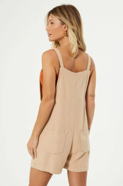 Anita Short Jumpsuit Beige