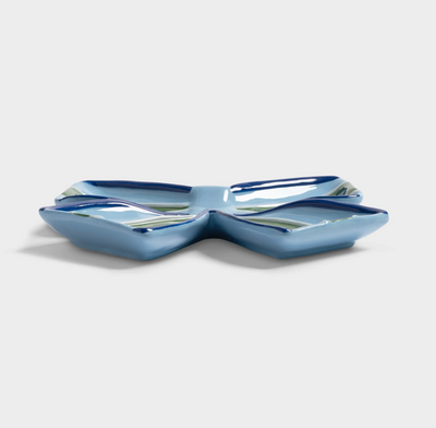 Plate Ribbon Blue