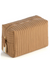 Ezra Boxy Cosmetic Pouch Tan Large