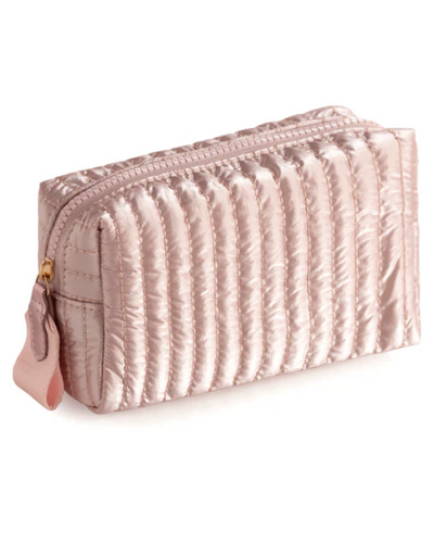 Logan Boxy Cosmetic Pouch Rose