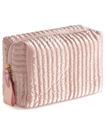 Logan Boxy Cosmetic Pouch Rose