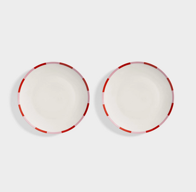Plate Bliss Pink Large Set of 2