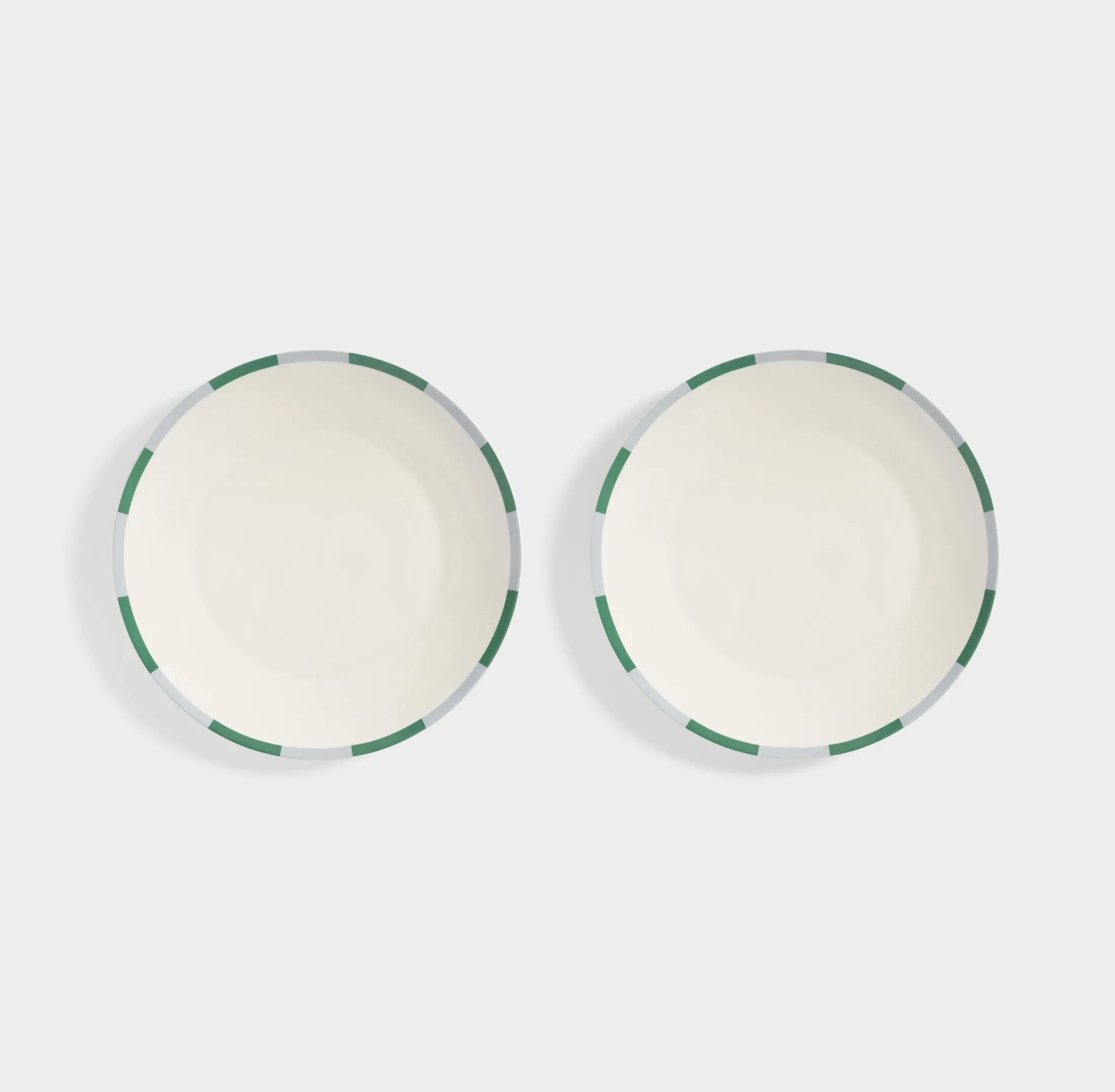Plate Bliss Green Large set of 2