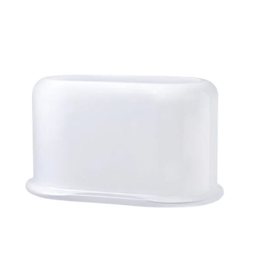 Layers Vase Wide opal white