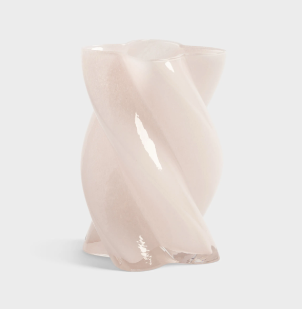 Vase marshmallow opaque pink