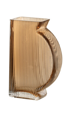 Vase Nino Glass Amber S