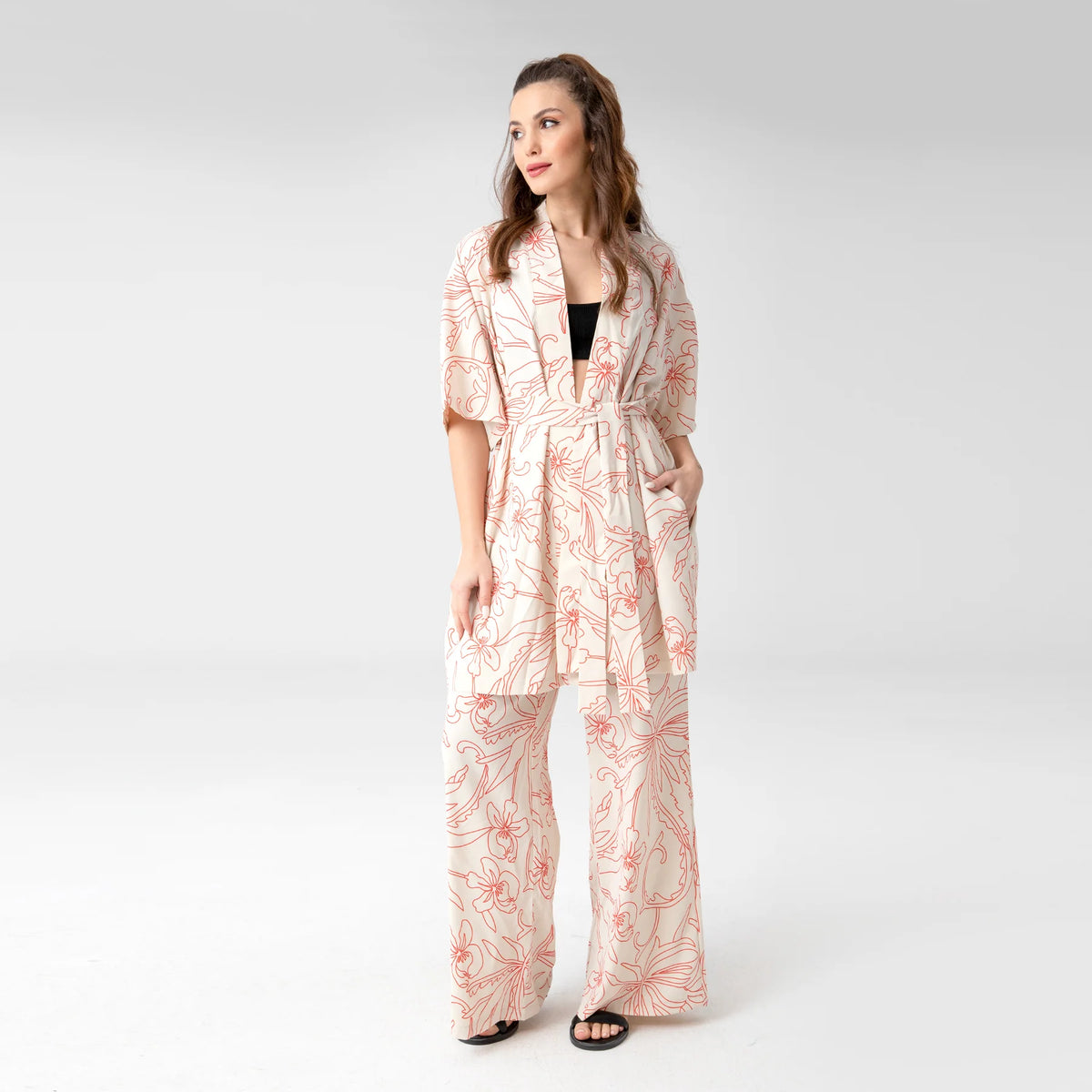 Belted Kimono Jacket