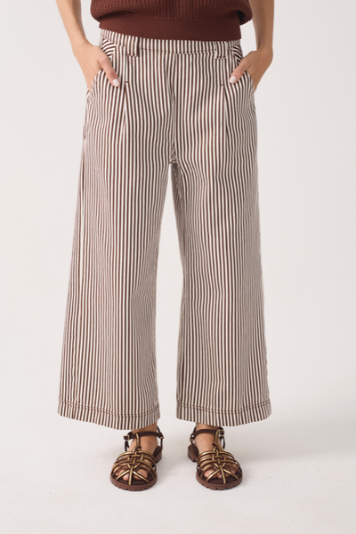 Olivia Twill Pant Brown