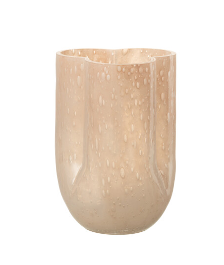 Vase Trikke Glass Beige