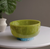 Resin Rio Large Bowl with Base Green and Blue
